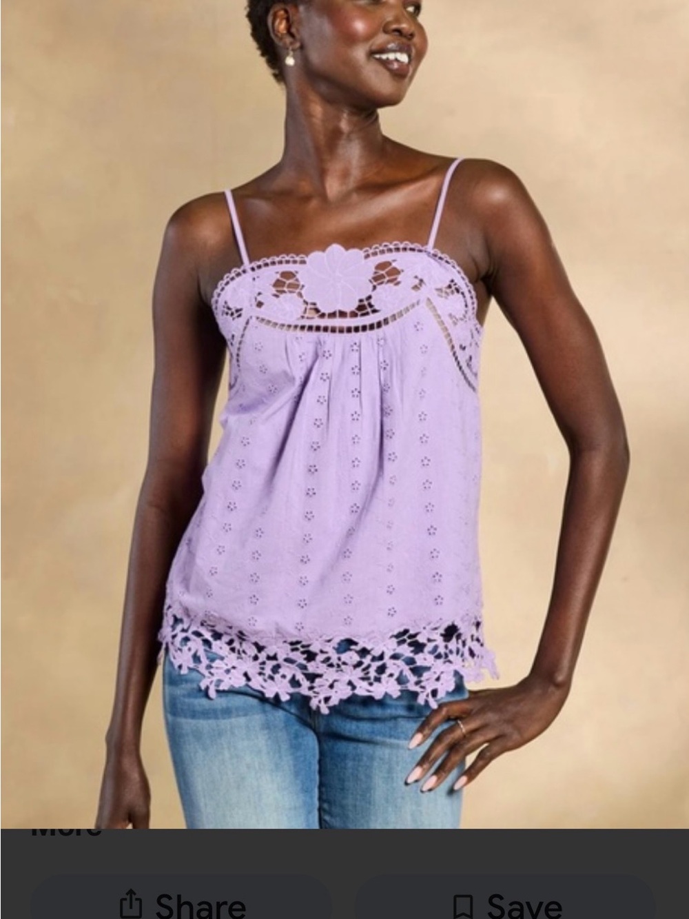Sundance NWT Calabria Camisole in Purple Ash size XL